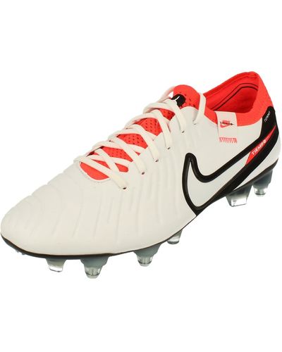 Nike Legend 10 Elite Sg-pro Ac S Football Boots Dv4329 Soccer Cleats - White