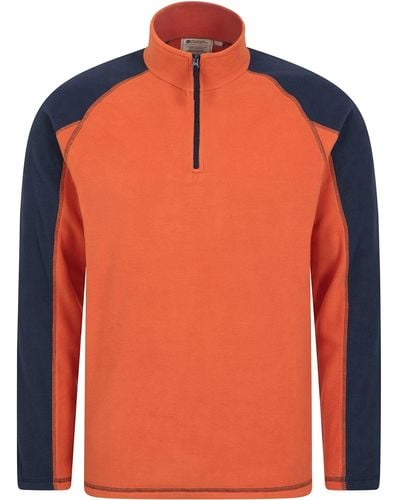 Mountain Warehouse Fleecepullover - Fleece-Sweater aus Microfleece für - Orange