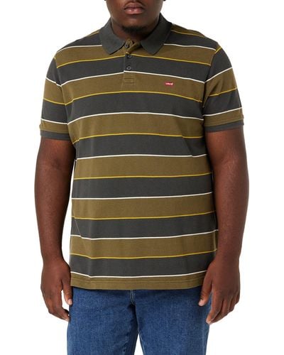 Levi's Housemark Polo T-shirt ,champ Dark Olive,s - Groen