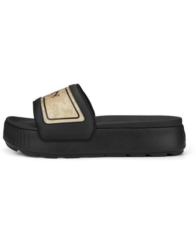 PUMA Karmen Slide Space Metallics Sandal - Black
