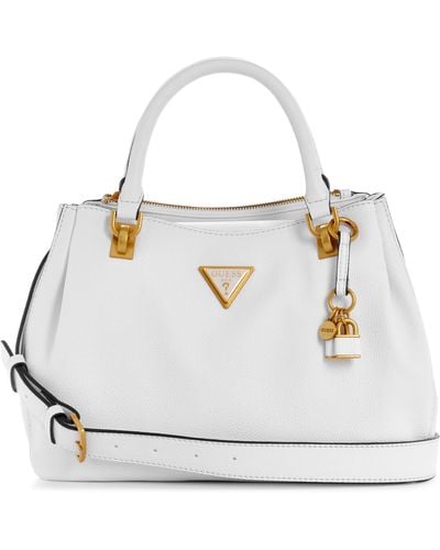 Guess Cosette Luxury Satchel - White