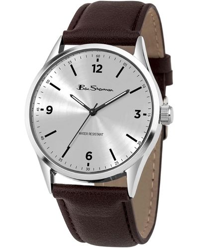 Ben Sherman Bs163g Brown Watch - Metallic