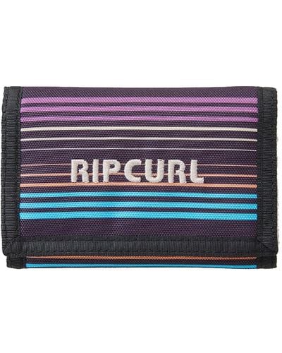 Rip Curl Surf Revival Surf Polyester Wallet In Black - Blue