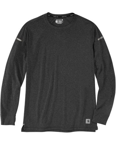 Carhartt Lightweight Durable Relaxed Fit Long-Sleeve T-Shirt - Schwarz