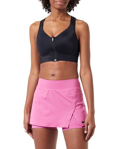 Nike Nkct Df Vctry Skirt Strt Cosmic Fuchsia/black Xs - Roze