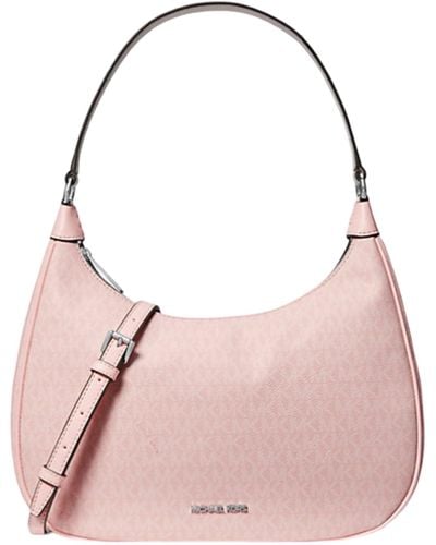 Michael Kors Cora Large Logo Shoulder Bag - Pink