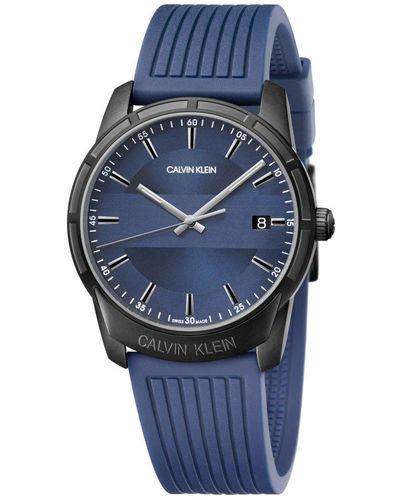 Calvin Klein Horloge Met Rubberen Armband K8r114vn - Meerkleurig