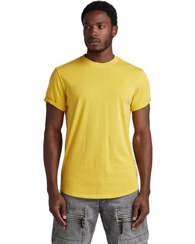 G-Star RAW Lash T-Shirts - Gelb