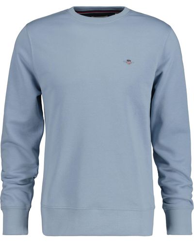 GANT Reg Shield C-neck Sweat Sweatshirt - Blue