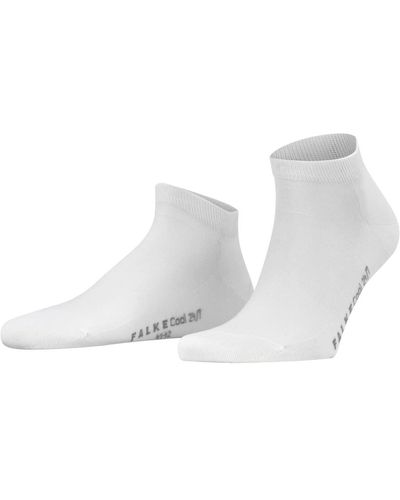 FALKE Sneakersocken Cool 24/7 M SN Baumwolle kurz einfarbig 1 Paar - Weiß