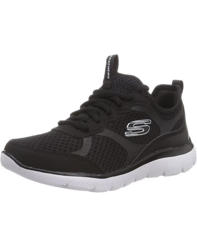 Skechers Sneaker Low schwarz/weiß 41