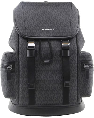 Michael Kors Signature Cooper Backpack In Black - Grey