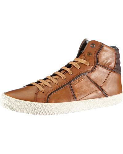 Geox S U Smart R Hi-top Slippers Brown Braun