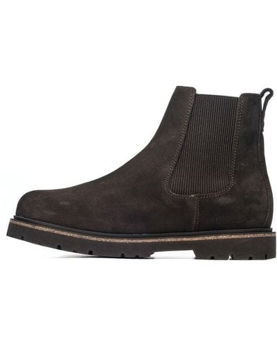 Birkenstock Highwood Suede Chelsea Boots - Black
