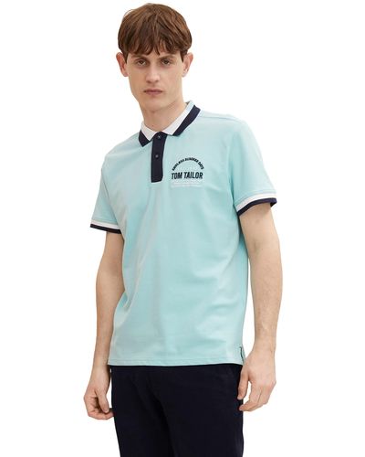 Tom Tailor Basic Piqué Poloshirt mit Stretch-Anteil 1031602 - Mehrfarbig