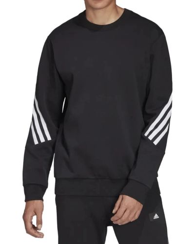 adidas M Fi 3s Crew Sweatshirt - Black