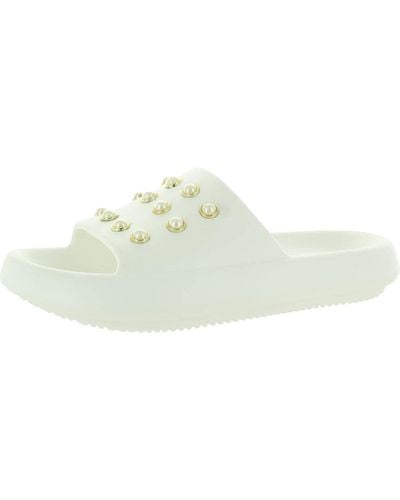 Kenneth Cole Kenneth Cole Mello Eva Pearl Slide Sandal - White