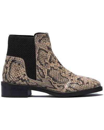 Pepe Jeans Orset Snake Chelsea Boot - Brown