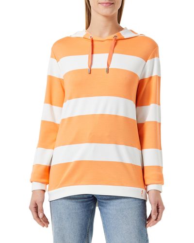 Comma, Sweatshirt mit Kapuze - Orange