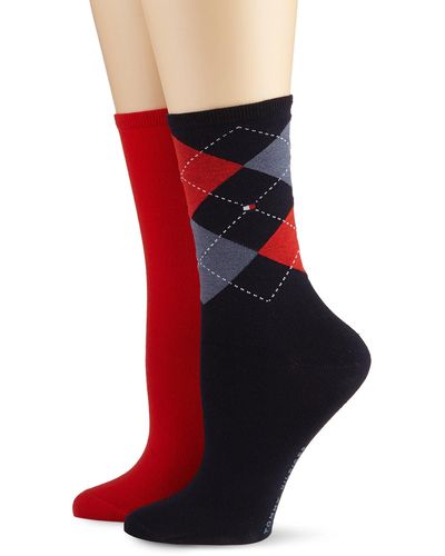 Tommy Hilfiger Calcetines Para - Rojo