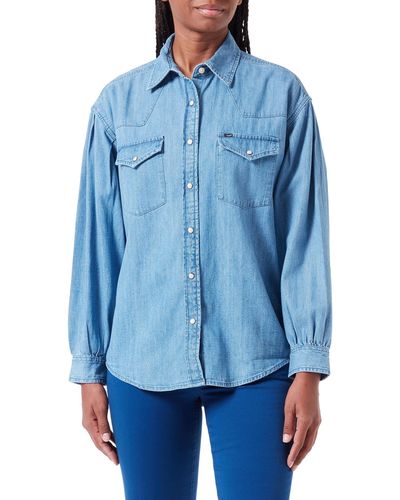Lee Jeans Seasonal Western-Maglietta - Blu
