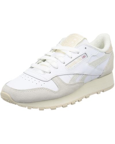 Reebok Klassieke Leren Sneakers Voor - Wit