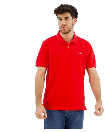 GANT Piqué-Poloshirt Bright Red L - Rot