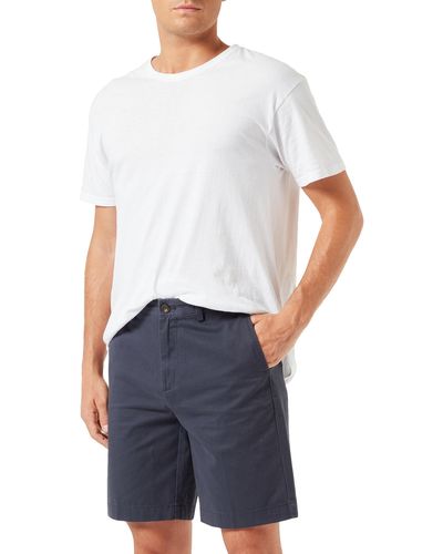 Amazon Essentials Pantalón Corto de 23 Cm de Ajuste Entallado Hombre - Azul