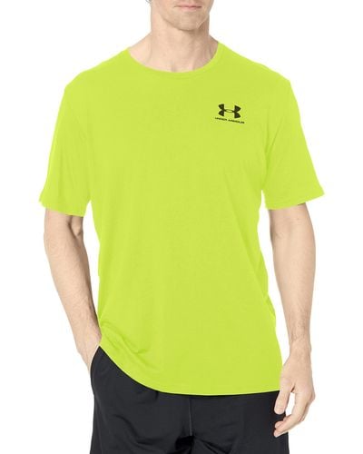 Under Armour Sportstyle Left Chest Short-sleeve T-shirt Short Sleeve, - Yellow