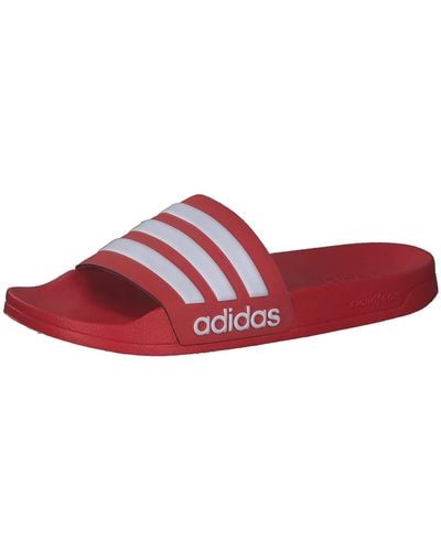 adidas Adilette Shower Sandal - Red
