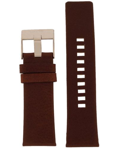 DIESEL Uhrband Wechselarmband LB-DZ4330 Original Ersatzband DZ 4330 Uhrenarmband Leder 26 mm Braun