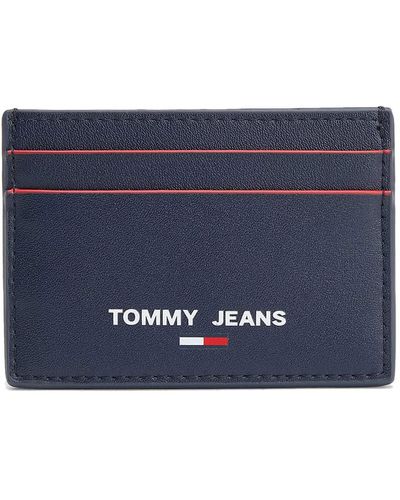 Tommy Hilfiger S 'tjm Essential' Card Holder Wallet - Blue