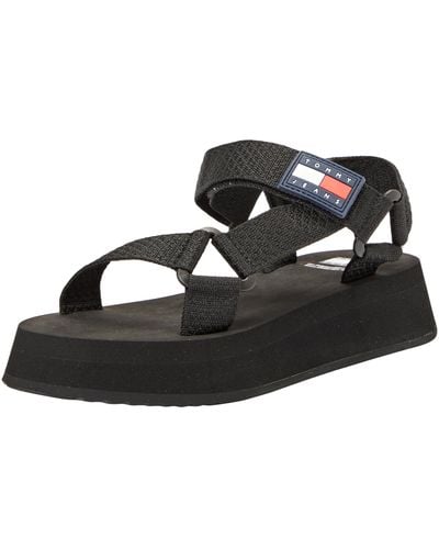 Tommy Hilfiger TJW Eva Sandal - Nero