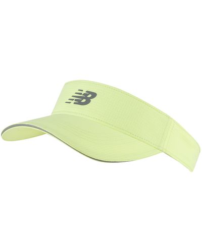 New Balance , , Performance Visor, Stylish And Functional For Casual And Athletic Wear, One Size, Bleached Lime Glo - Green