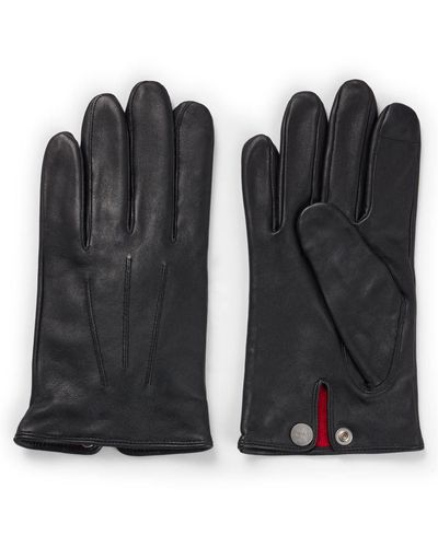 HUGO Handschuhe aus Nappaleder JAAN - Schwarz