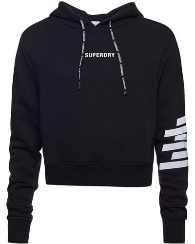 Superdry Pull Train Core Hood Sweat-Shirt à Capuche - Noir