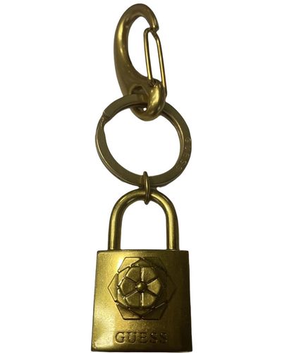 Guess Schlüsselanhänger Metal Lock - Mettallic