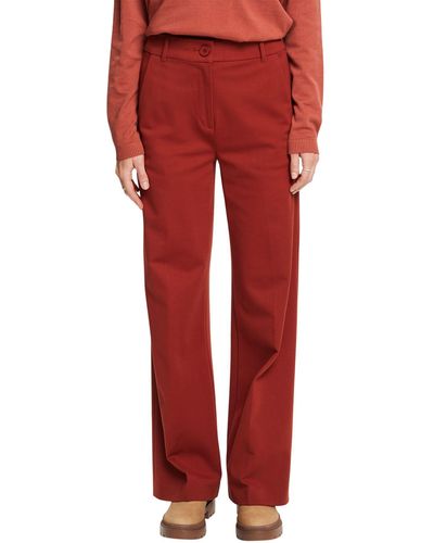 Esprit 083ee1b417 Trousers - Red