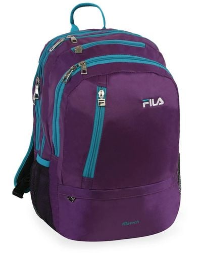 Fila Duel Tablet And Laptop Backpack - Purple