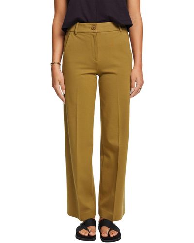 Esprit 083ee1b417 Trousers - Yellow