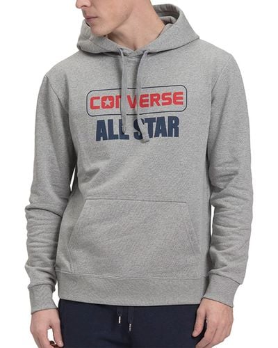 Converse All Star Hoodie Sweatshirt 10023305 grau