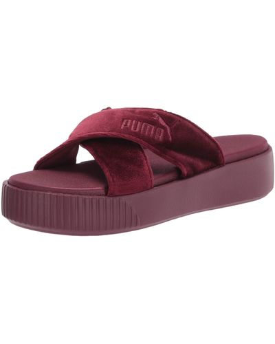 PUMA Platform Slide Sandal - Purple