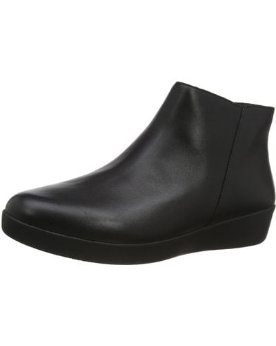 Fitflop Sumi Ankle Leather Fashion Boot - Black