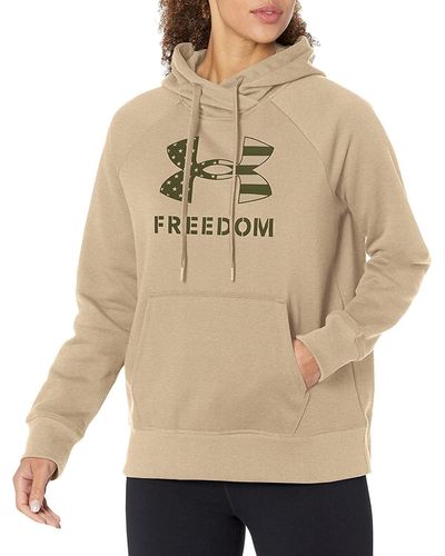 Under Armour S Freedom Rival Hoodie - Natural
