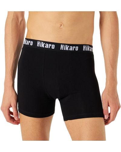 HIKARO Cotton Boxers Boxershorts - Schwarz
