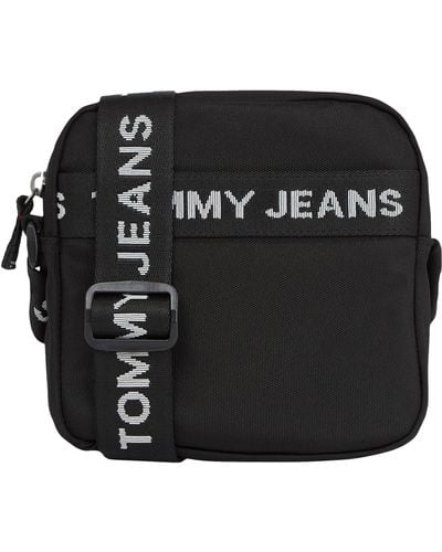 Tommy Hilfiger Essential Reporter Shoulder Bag Medium - Black