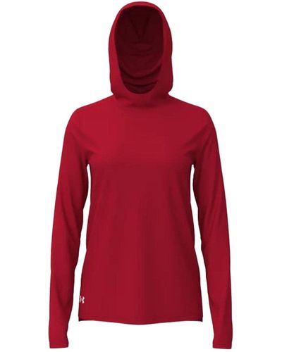 Under Armour S Performance Long Sleeve Hoody Red Lg