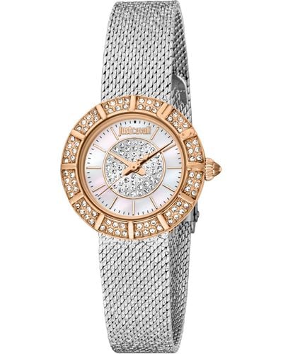 Esprit Analog Quarz Uhr mit Edelstahl Armband JC1L253M0105 - Grau