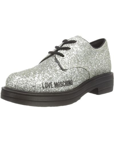 Love Moschino Scarpad.city40 Glitter Shoe - Metallic