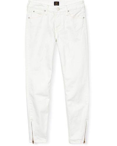 Lee Jeans Scarlett Cropped Jeans - Bianco